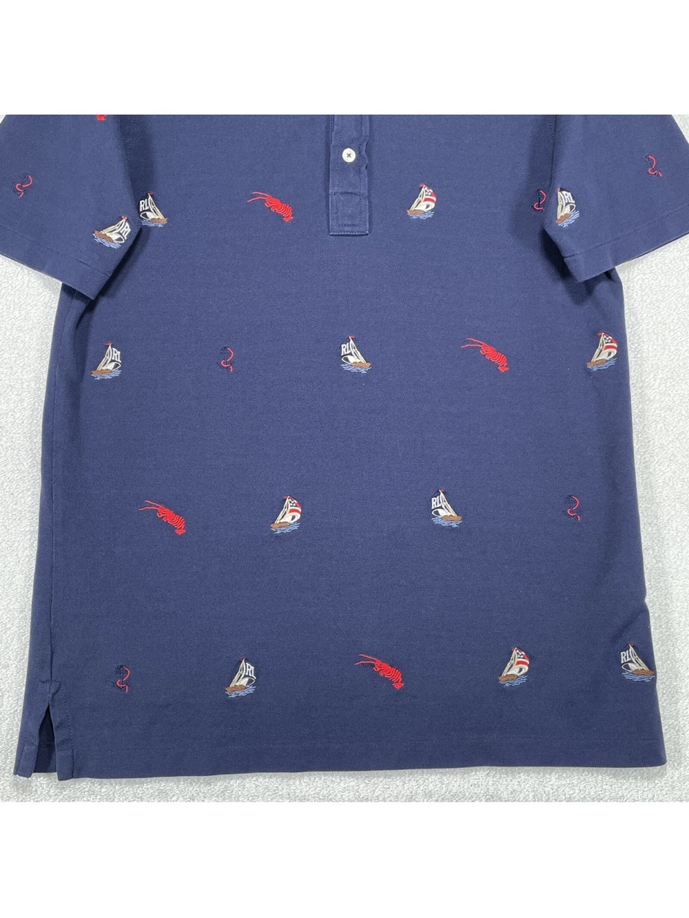Polo by Ralph Lauren Embroidered Knit Oxford Shirt - Picture 14 of 16